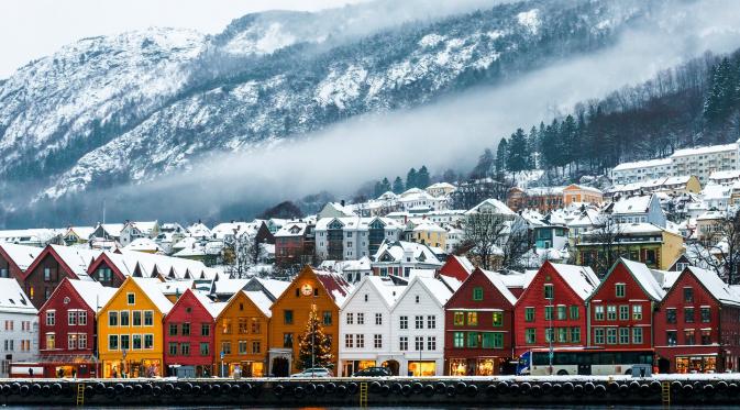 Bergen, Norwegia. (Getty)