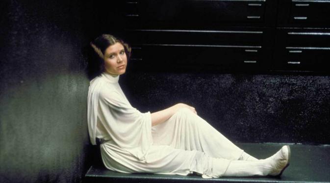 Carrie Fisher, pemeran Princess Leia di film-film Star Wars. (StarWars.com)