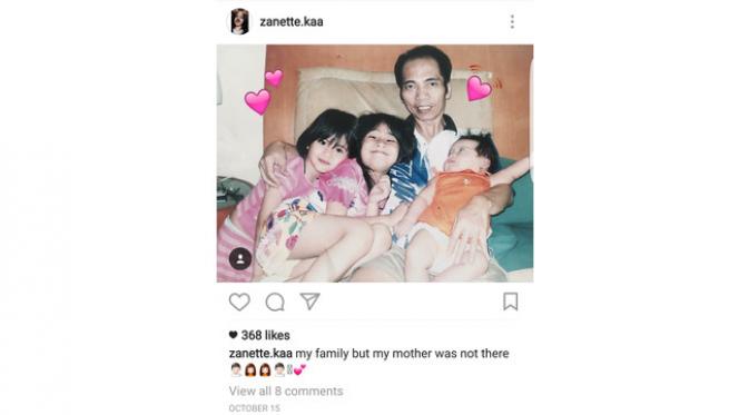Intimasi keluarga korban pembunuhan Pulomas yang terlihat dari beberapa unggahan foto instagram.