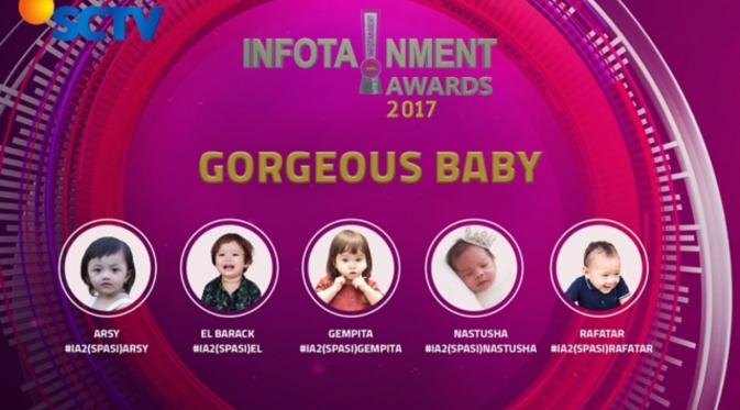 El Barack Alexander, nominator Gorgeous Baby Infotainment Awards 2016 (Bintang.com)
