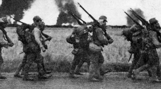 Pasukan pendudukan Jepang di Filipina pada Perang Dunia II. (Sumber historynet.com)