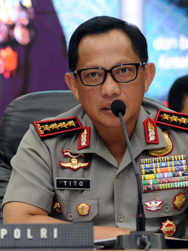 Kapolri Jenderal Tito Karnavian. (Liputan6.com/Helmi Fithriansyah)
