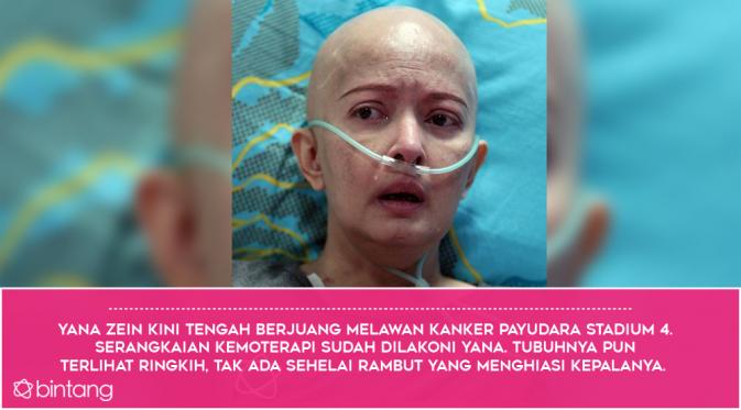 Sekelumit Kisah Haru Kehidupan Yana Zein Hingga Divonis Kanker. (Foto: Deki Prayoga, Desain: Nurman Abdul Hakim/Bintang.com)