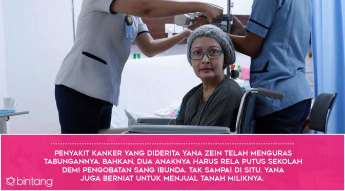 Sekelumit Kisah Haru Kehidupan Yana Zein Hingga Divonis Kanker. (Foto: Deki Prayoga, Desain: Nurman Abdul Hakim/Bintang.com)
