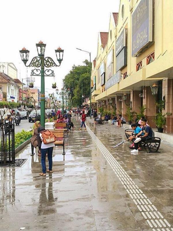 Wajah baru pedestrian Malioboro, Yogyakarta. (baronbaskoro/Instagram)