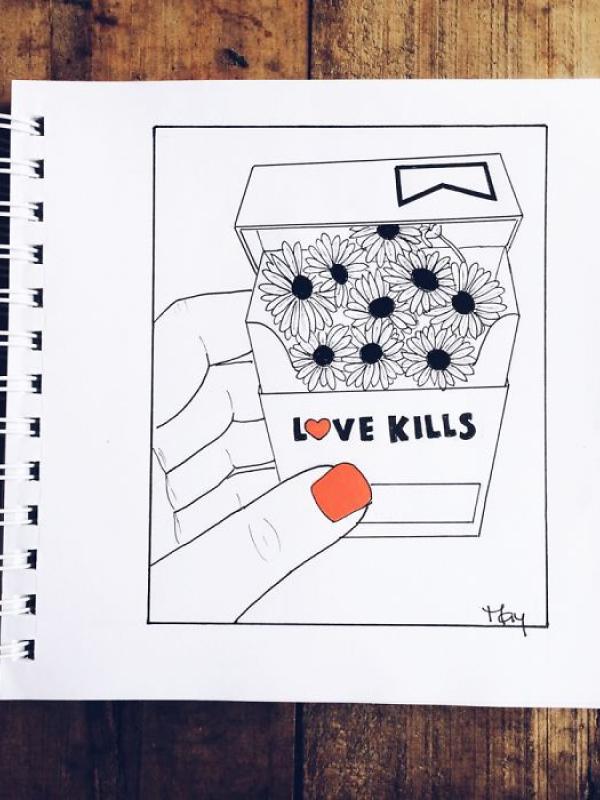 Love kills. (Via: boredpanda.com)