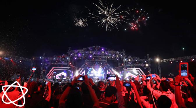 Konser Gempita 2017 di Ancol, Jakarta Utara (Nurwahyunan/Bintang.com)