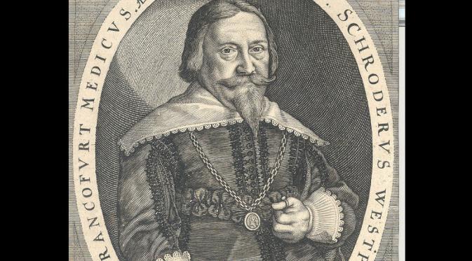 Farmakolog Jerman dari Abad ke-17, Johann Schroder (Wikipedia)