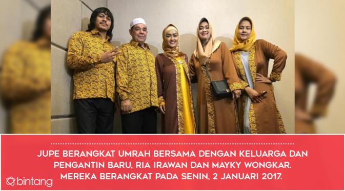 Divonis Kanker, Julia Perez dan Ria Irawan Tetap Semangat Umrah. (Foto: Instagram/@juliaperrezz, Desain: Nurman Abdul Hakim/Bintang.com)