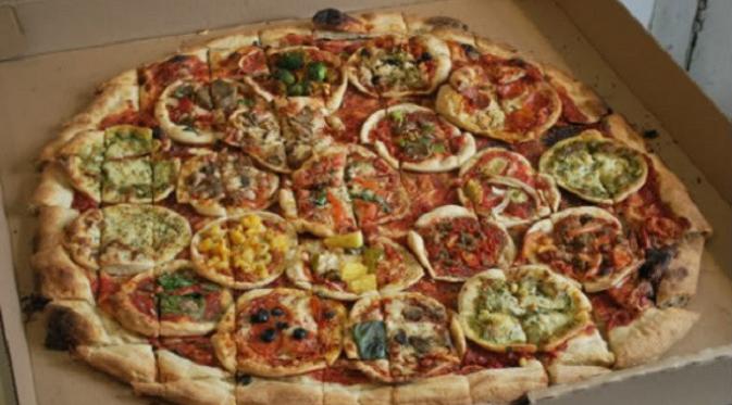 Selain Fitza Hats, Inililah pizza yang tidak biasa dari seluruh dunia : The Meta Pizza (foto : shortlist.com)