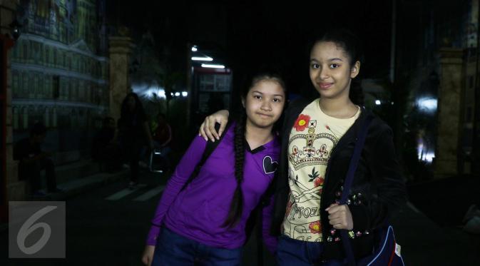 Callista dan Alika akan melanjutkan studi melalui home scholing karena ada seorang dermawan yang ingin menanggung biaya sekolah mereka, Jakarta, Rabu (4/1). (Liputan6.com/Herman Zakharia)