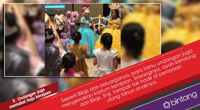 Ayu Ting Ting Jadi Cinderella di Pesta Ulang Tahun Bilqis. (Foto: Instagram/@charlottedecoration, Desain: Nurman Abdul Hakim/Bintang.com)