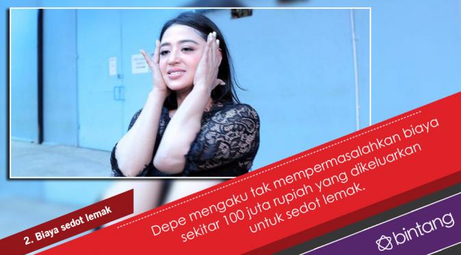 Sedot Lemak, Pengorbanan Dewi Perssik demi Terlihat Sempurna. (Foto: Deki Prayoga, Desain: Nurman Abdul Hakim/Bintang.com)