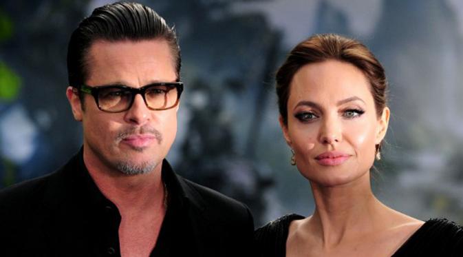 Brad Pitt dan Angelina Jolie tengah menjalani proses perceraian. (AFP/Bintang.com)