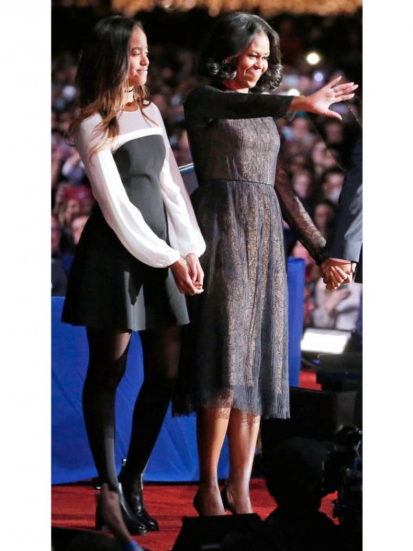 Berikut tampilan Michelle Obama dalam gaun terbaik semasa mendampingi sang presiden sebagai Ibu negara Amerika.