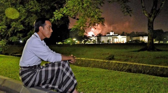 Presiden Jokowi dikejutkan oleh anak yang salah menyebut ikan tongkol. (Liputan6.com)