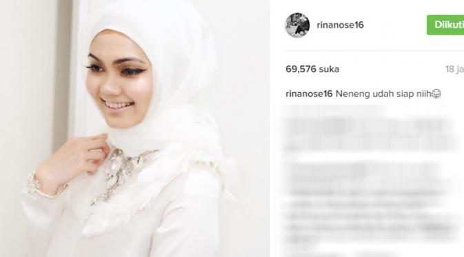 Rina Nose siap nikah lagi? (Foto: Instagram)