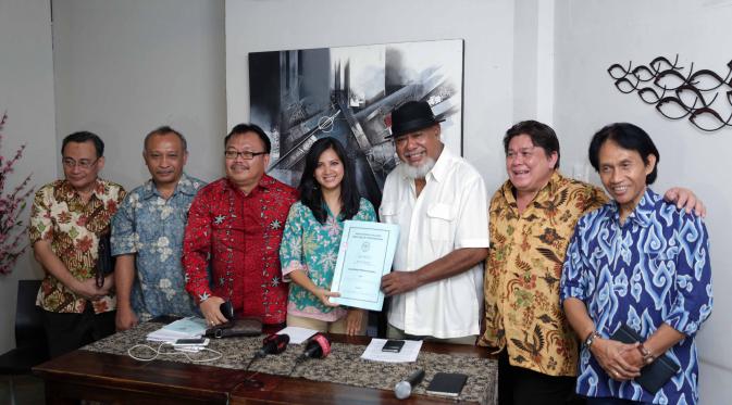 Yayasan Karya Cipta Indonesia menggelar jumpa pers tentang PK Inul Vizta (Foto: Liputan6.com/ Hernowo Anggie)