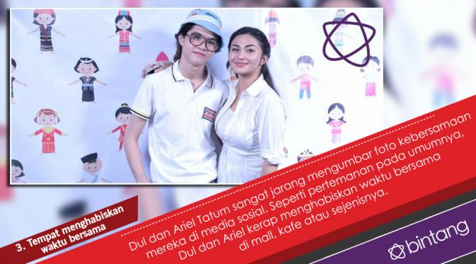 Teka-teki Cinta Ariel Tatum dan Dul Jaelani. (Foto: Adrian Putra, Desain: Nurman Abdul Hakim/Bintang.com)
