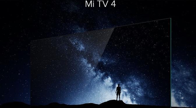 Seri televisi tipis yang dirilis Xiaomi, Mi 4 TV, hadir dengan sistem audio bernama Mi Bar (sumber: mi.com)