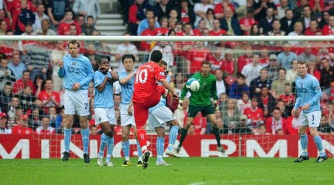 Pertandingan Middlesbrough vs Manchester City pada 2008. (AFP).