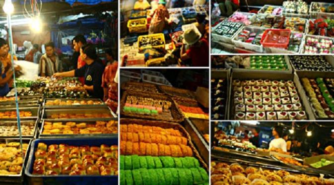 Rindu jajanan tradisional khas Indonesia? Semua bisa ditemukan di Pasar Kue Subuh Senen (Foto: Wordpress.com/kuesubuhsenen)