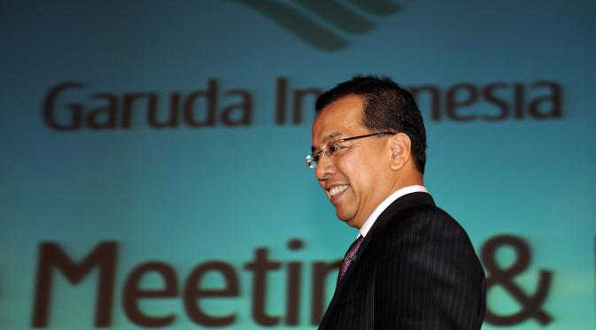 Komisi Pemberantasan Korupsi menetapkan bekas Direktur Utama PT Garuda Indonesia, Emirsyah Satar, sebagai tersangka dugaan suap pembelian pesawat Airbus A330 (AFP PHOTO / ROSLAN RAHMAN)
