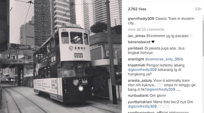 Glenn Fredly tengah berada di Hongkong. (Instagram/glennfredly309)