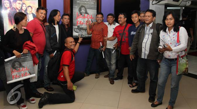 Para aktivis 98 ikut nonton bareng film Istirahatlah Kata-Kata. (Fajar Abrori/Liputan6.com)