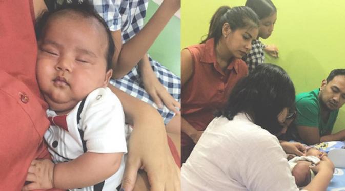 Bayi Meisya Siregar menjalani pengobatan ketiga kalinya (Foto: Instagram)