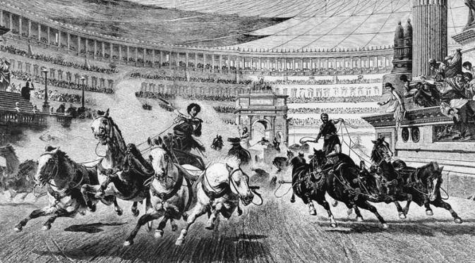 Balap Kuda Romawi Kuno (Foto:Pinrest/Italia Magazine)