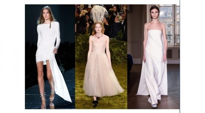 Masih mencari model gaun pengantin yang tepat? Simak tren terbaru dari couture fashion week berikut ini