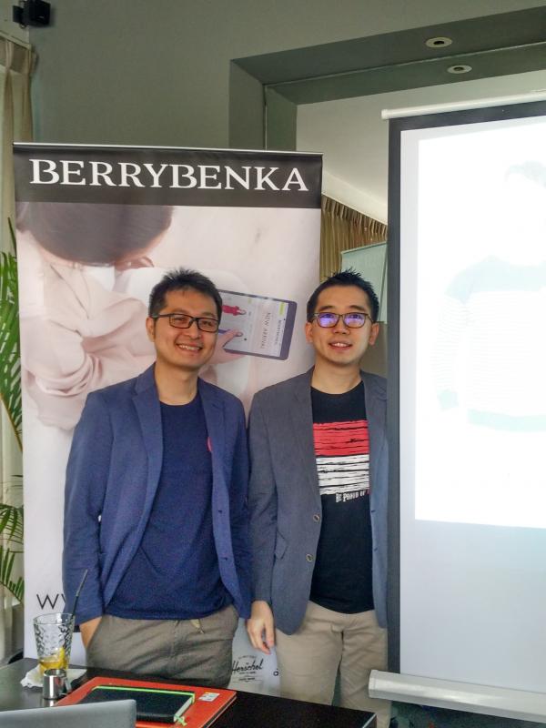 Jason Lamuda, CEO PT Berrybenka (kiri) dan Danu Wicaksana, Managing Director PT Berrybenka (kanan).