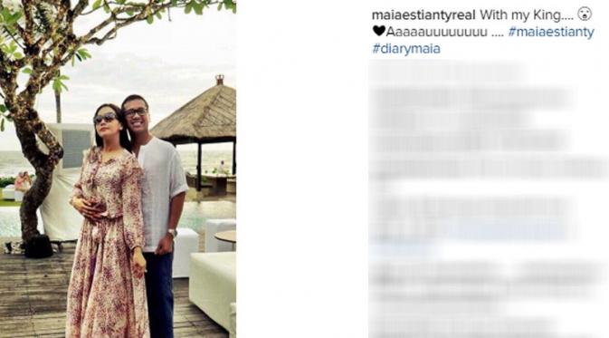Maia Estianty dipeluk seorang pria, kekasih barunya? (Foto: Instagram)