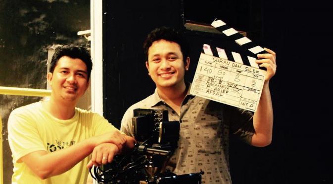 Gilang Dirga bersama sutradara Surau dan Silek, Arief Malinmudo  (Twitter)