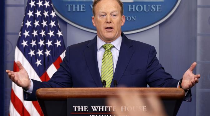 Sekretaris Pers Gedung Putih, Sean Spicer (Associated Press)