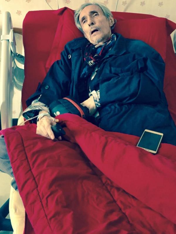 Aktor senior Rudy Wowor sedang terbaring sakit (Facebook/Michael Wowor)