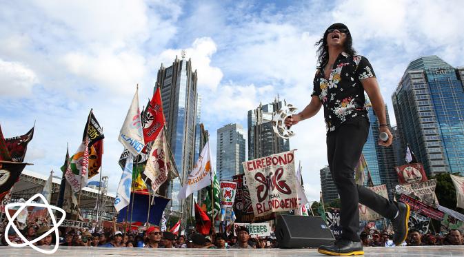 Slank di Konser Gue 2 (Bambang E Ros/Bintang.com)