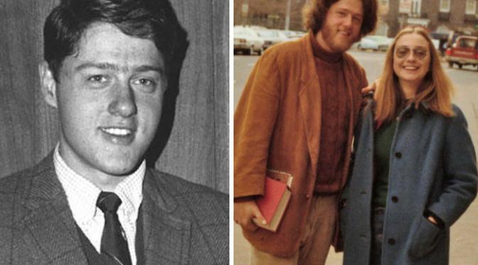 Bill Clinton, 22 tahun dan 26 tahuh. (Via: boredpanda.com)