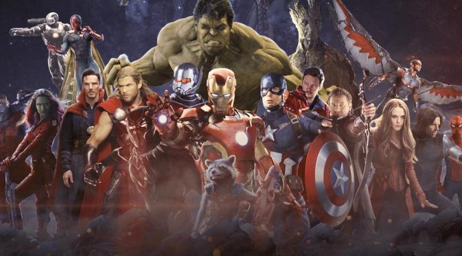 Ilustrasi untuk film superhero Marvel, Avengers: Infinity War. (movieweb.com)