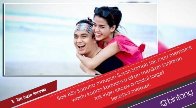 5 Fakta Billy Syahputra dan Susan Sameh Ogah Nikah Muda. (Desain: Nurman Abdul Hakim/Bintang.com)