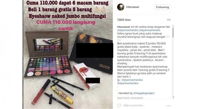 Hito Caesar melebarkan sayap berbisnis kosmetik (Foto: Instagram)