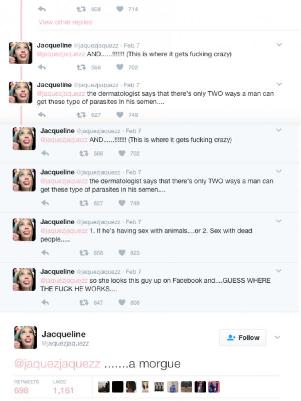 Ciapan Jacqueline di Twitter