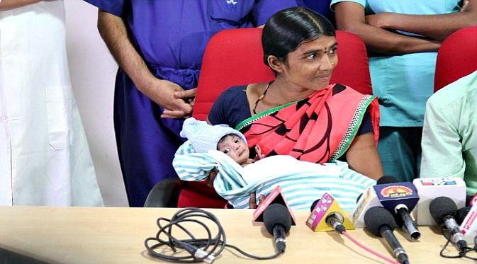 Bayi sukses menjalani operasi di rumah sakit VIMS. (Foto: Mail Online)