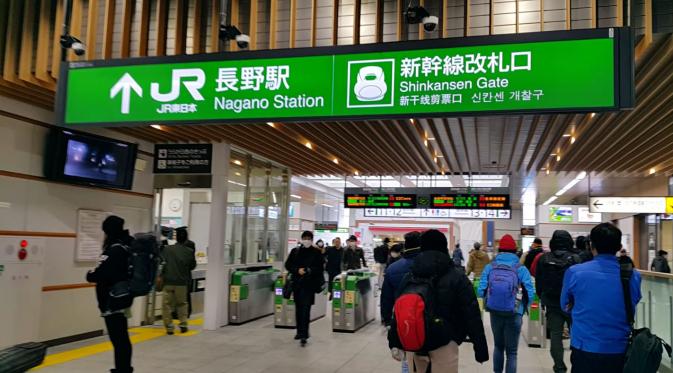 Stasiun kereta peluru atau Shinkasen di Tokyo, Jepang. (Liputan6.com/Marco Tampubolon)