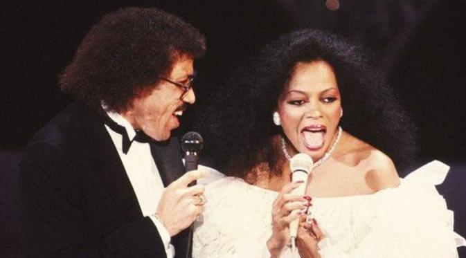 Diana Ross and Lionel Richie (Pinterest)