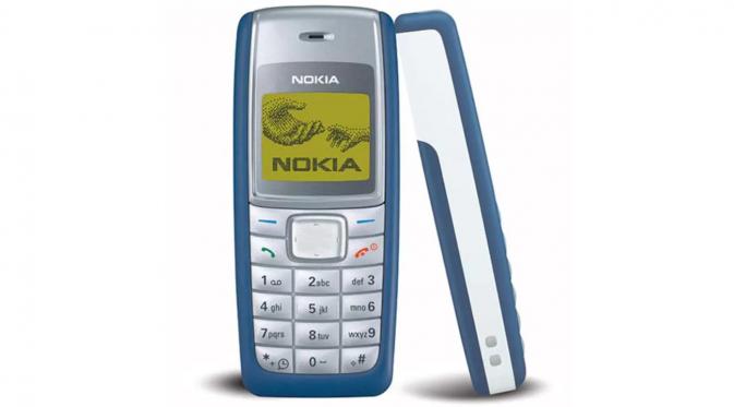 Nokia 1110 merupakan salah satu ponsel paling laris sepanjang masa (Sumber: Telegraph)