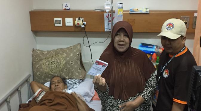 Pilkada DKI 2017 tidak disia-siakan pasien diabetes ini untuk mencoblos. Ia menaruh harapan besar untuk Gubernur DKI Jakarta yang baru