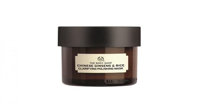 Dapatkan kulit lebih segar dan cerah dengan Chinese Ginseng & Rice Clarifying Polishing Mask dari The Body Shop. (Foto: thebodysop.com)