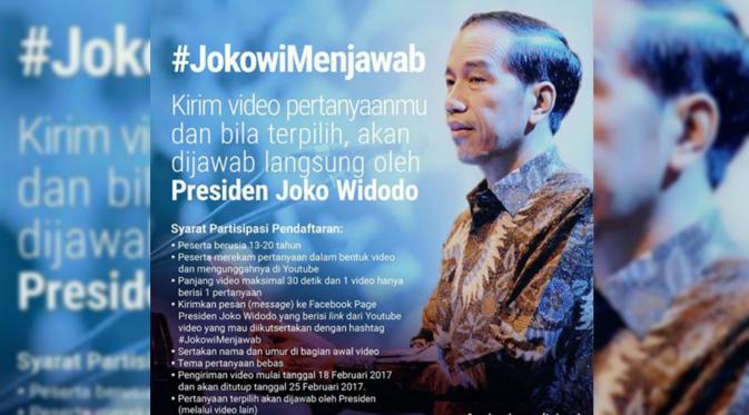 Ingin Tanya Langsung ke Presiden Jokowi? Ini Caranya